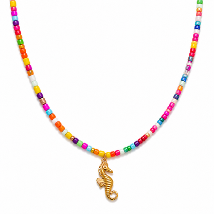 Seahorse Beaded Necklace