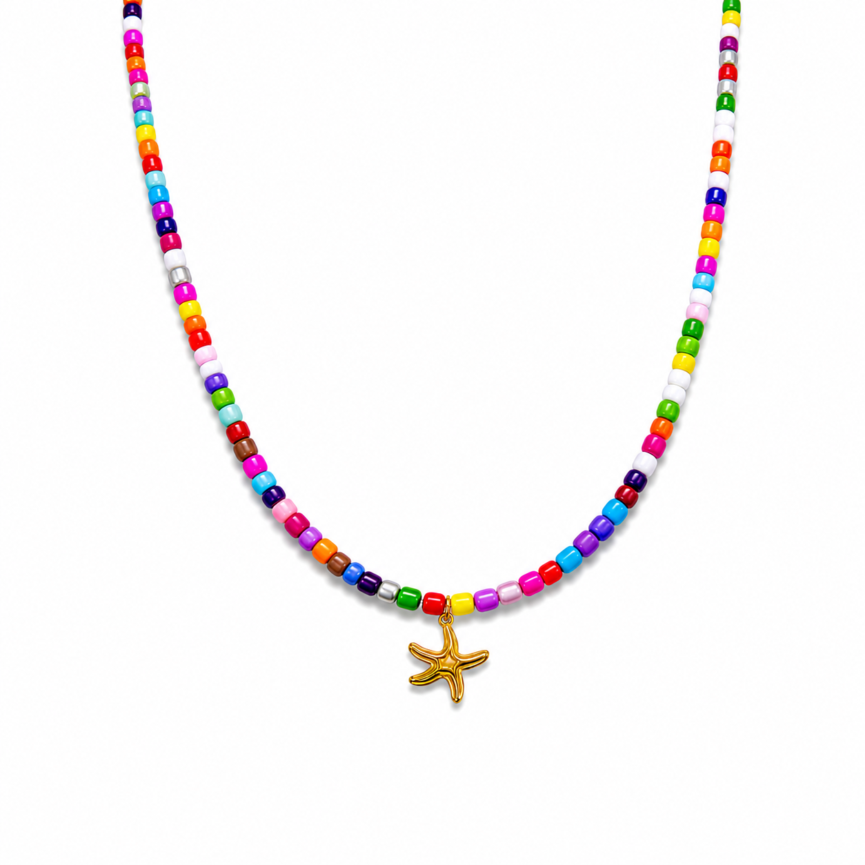 Starfish Beaded Necklace