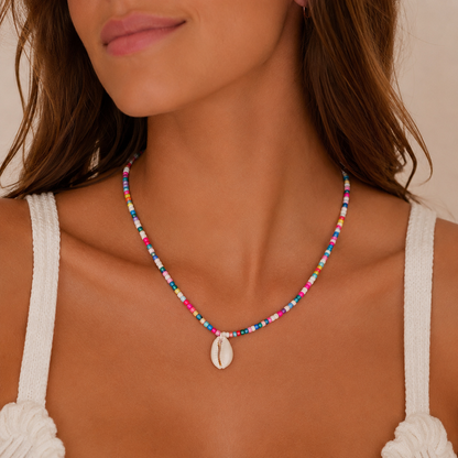 Shell Beaded Necklace