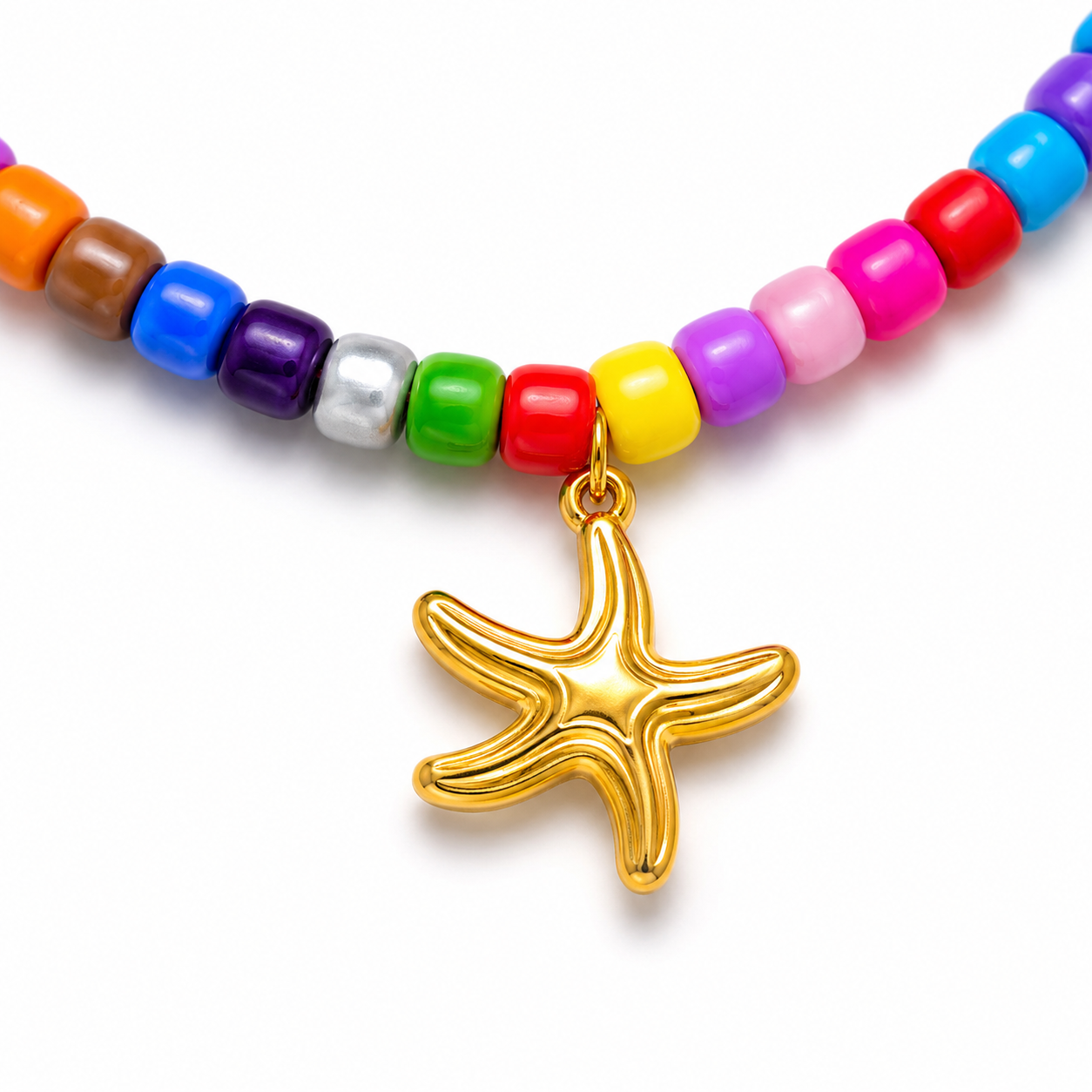 Starfish Beaded Necklace